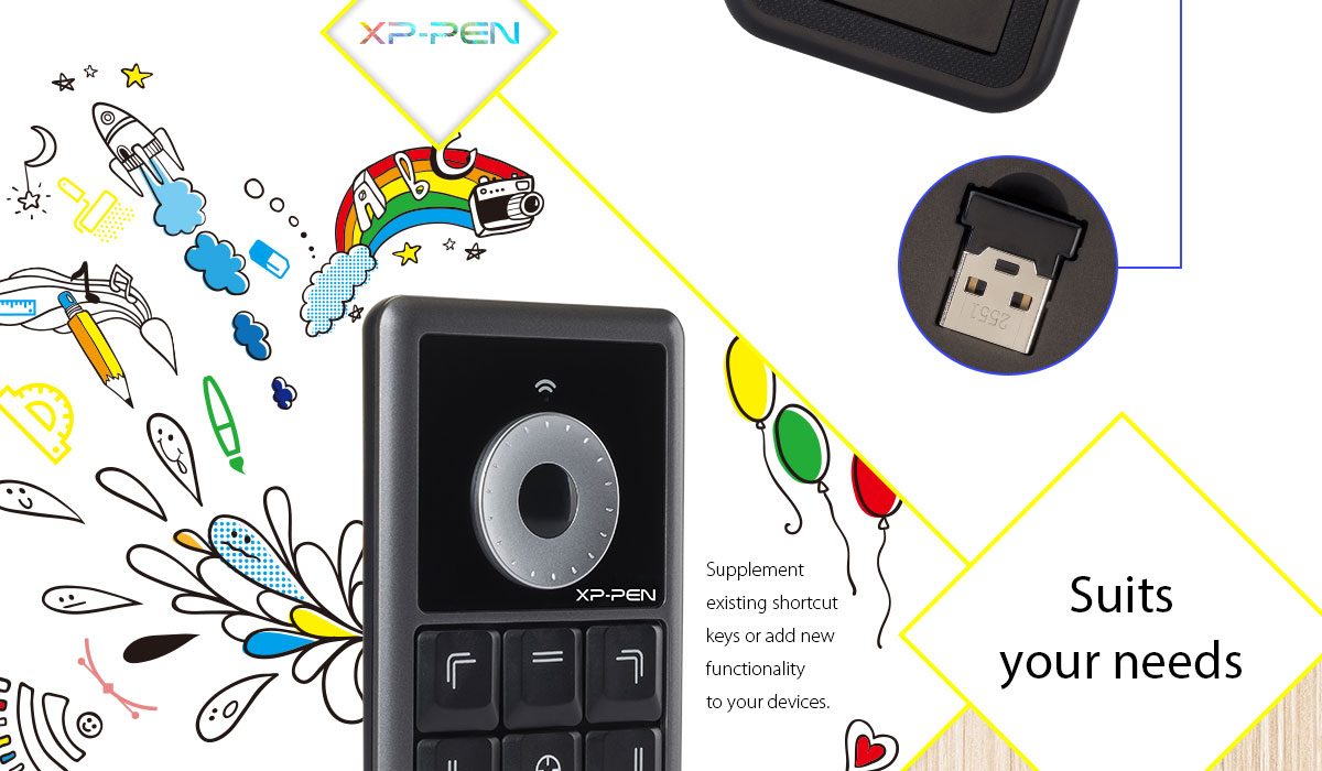 AC 19 Shortcut Remote XPPen Official Store