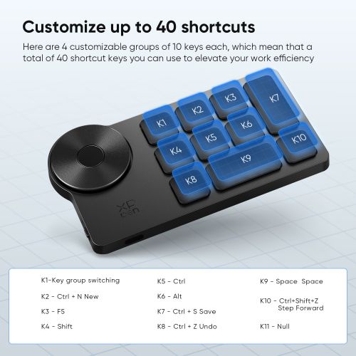 ACK05 Wireless Shortcut Remote XPPen Official Store